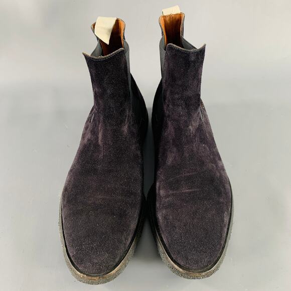 COMMON PROJECTS Size 8 Black Suede Chelsea Boots - Picture 4 of 10